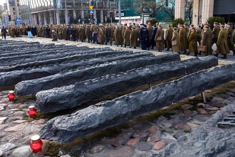 The sixteenth Katyn March of Shadows
