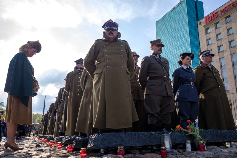 The sixteenth Katyn March of Shadows