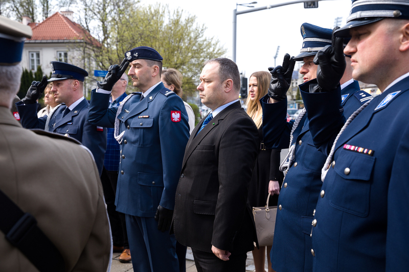 The unveiling of a plaque commemorating Home Army soldiers who provided assistance to insurgents in the Warsaw Ghetto - Warsaw, 18 April 2023 The unveiling of a plaque commemorating Home Army soldiers who provided assistance to insurgents in the Warsaw Ghetto - Warsaw, 18 April 2023