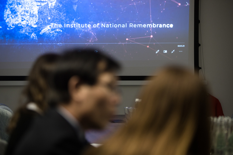 Meeting with representatives of the Korea Institute for the National Unification — 18 April 2023; photo: S. Kasper (IPN)