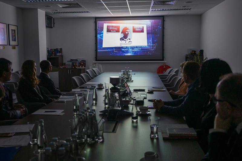 Meeting with representatives of the Korea Institute for the National Unification — 18 April 2023; photo: S. Kasper (IPN)