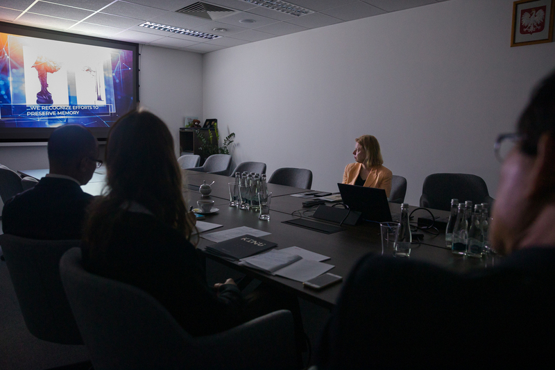 Meeting with representatives of the Korea Institute for the National Unification — 18 April 2023; photo: S. Kasper (IPN)