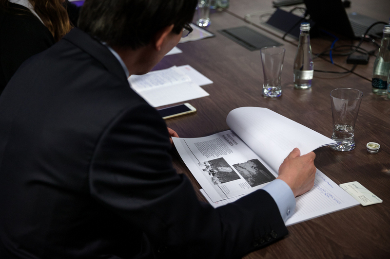 Meeting with representatives of the Korea Institute for the National Unification — 18 April 2023; photo: S. Kasper (IPN)