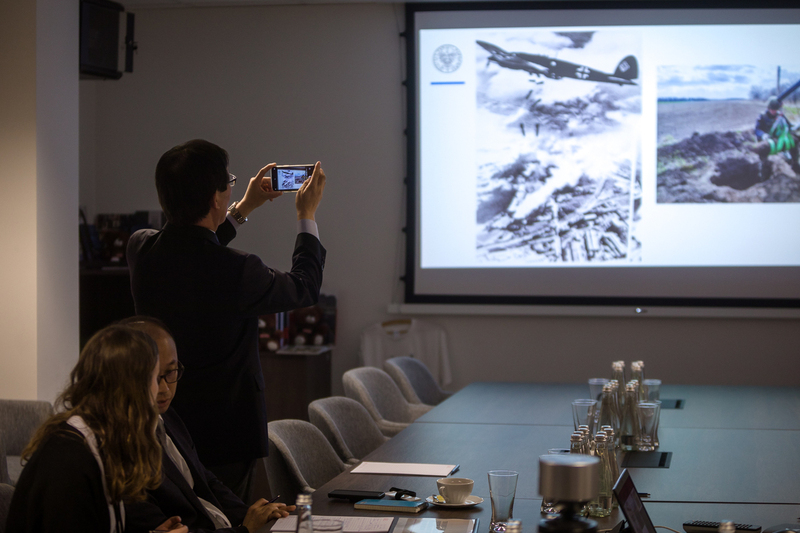 Meeting with representatives of the Korea Institute for the National Unification — 18 April 2023; photo: S. Kasper (IPN)