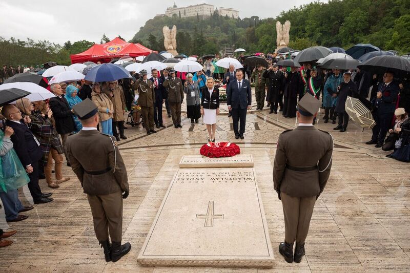 Celebrations of the 79th anniversary of the Battle of Monte Cassino in Italy — 18 May 2023; photo: Mikołaj Bujak (IPN)