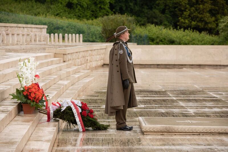 Celebrations of the 79th anniversary of the Battle of Monte Cassino in Italy — 18 May 2023; photo: Mikołaj Bujak (IPN)