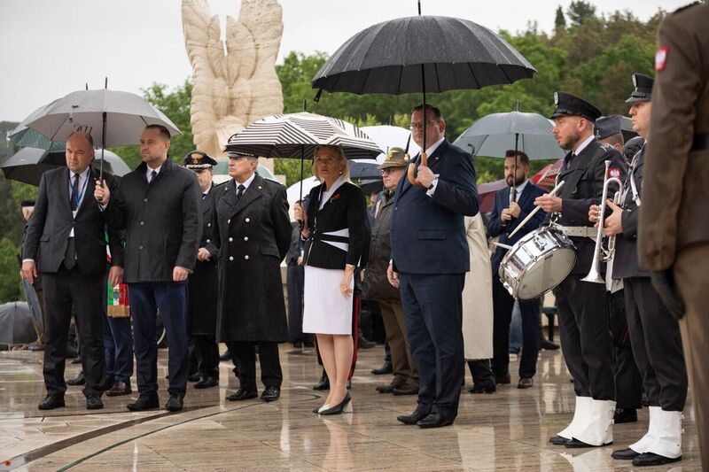 Celebrations of the 79th anniversary of the Battle of Monte Cassino in Italy — 18 May 2023; photo: Mikołaj Bujak (IPN)
