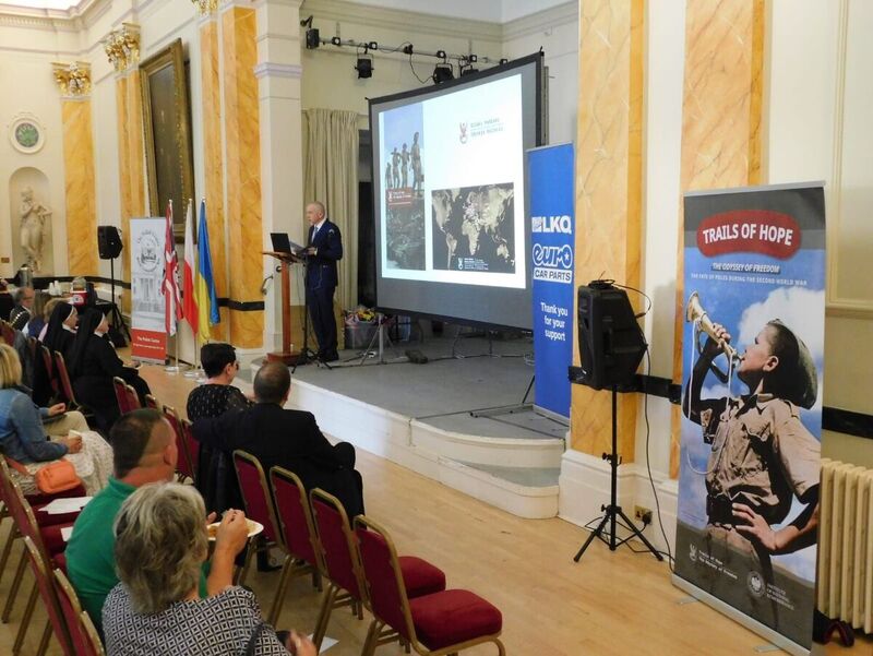 Bogusław Wójcik, Ph.D., at the 9th Polish History Conference, Lemington Spa – 22 May 2023; photo: Jolanta Nowak (IPN)