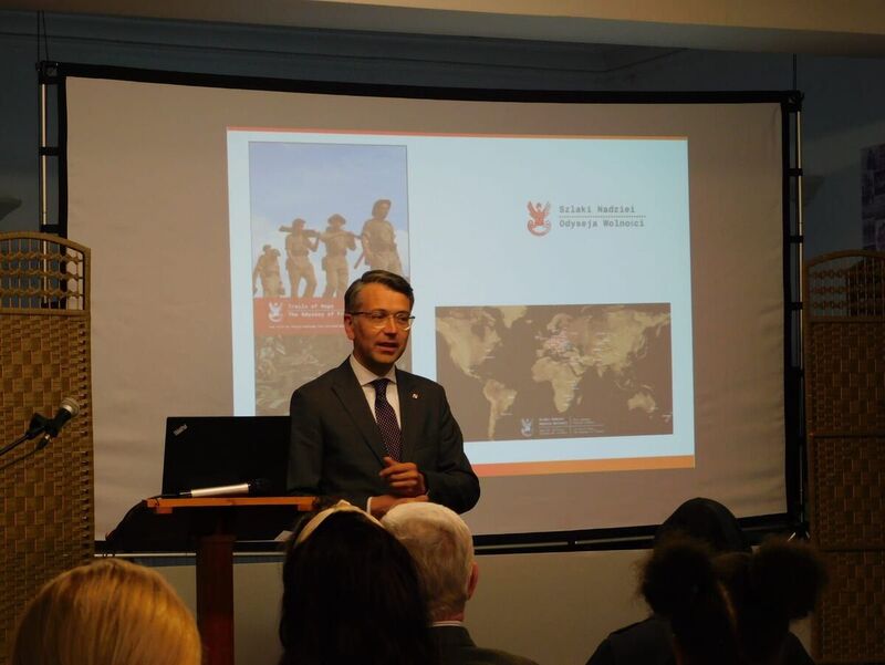 Polish Consul Tomasz Balcerowski at the 9th Polish History Conference, Lemington Spa – 22 May 2023; photo: Jolanta Nowak (IPN)