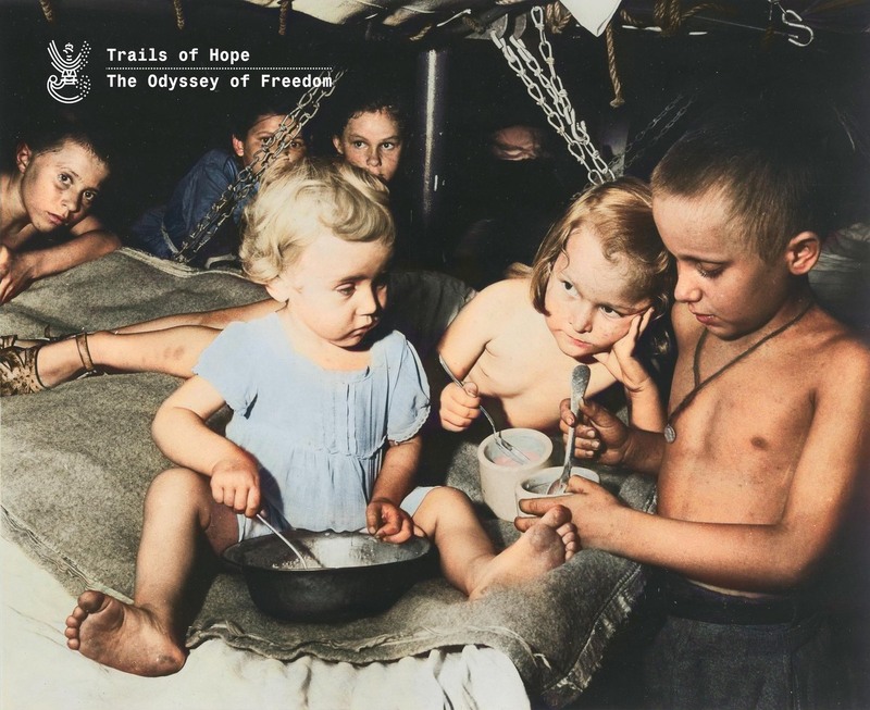 Polish children on their way to India; Photo: AIPN