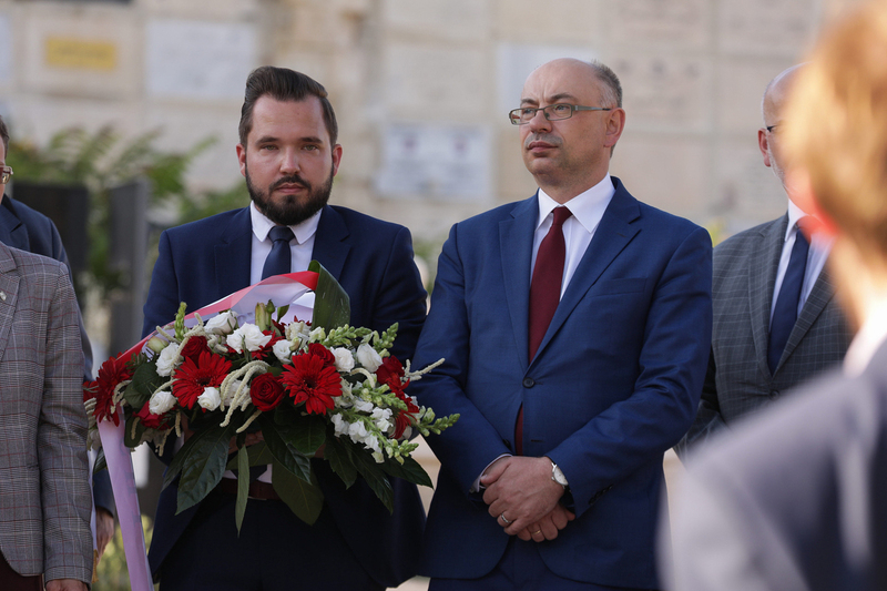Visit of the IPN delegation to the Catholic Cemetery on Mount Zion –  6 June 2023; photo: M. Bujak
