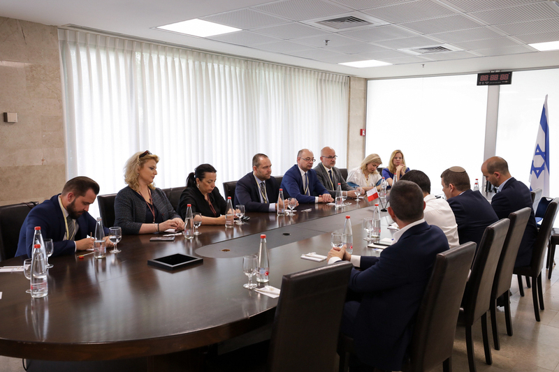 The IPN delegation visited the Knesset – Jerusalem, 7 June 2023; photo: M. Bujak