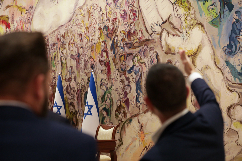 The IPN delegation visited the Knesset – Jerusalem, 7 June 2023; photo: M. Bujak