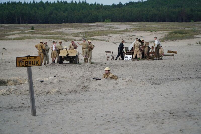 "Trails of Hope. The Odyssey of Freedom” – Tobruk 1941 – History Point in the Błędów Desert, 9–11 June 2023; photo: Ż. Wierzgacz (IPN) "Trails of Hope. The Odyssey of Freedom” – Tobruk 1941 – History Point in the Błędów Desert, 9–11 June 2023; photo: Ż. Wierzgacz (IPN)