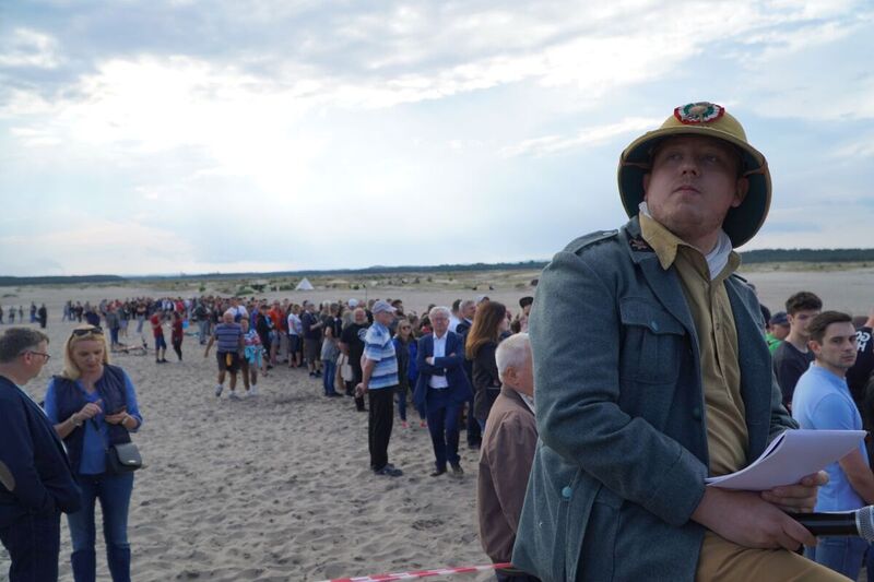 "Trails of Hope. The Odyssey of Freedom” – Tobruk 1941 – History Point in the Błędów Desert, 9–11 June 2023; photo: Ż. Wierzgacz (IPN) "Trails of Hope. The Odyssey of Freedom” – Tobruk 1941 – History Point in the Błędów Desert, 9–11 June 2023; photo: Ż. Wierzgacz (IPN)