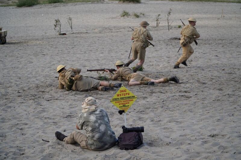 "Trails of Hope. The Odyssey of Freedom” – Tobruk 1941 – History Point in the Błędów Desert, 9–11 June 2023; photo: Ż. Wierzgacz (IPN) "Trails of Hope. The Odyssey of Freedom” – Tobruk 1941 – History Point in the Błędów Desert, 9–11 June 2023; photo: Ż. Wierzgacz (IPN)