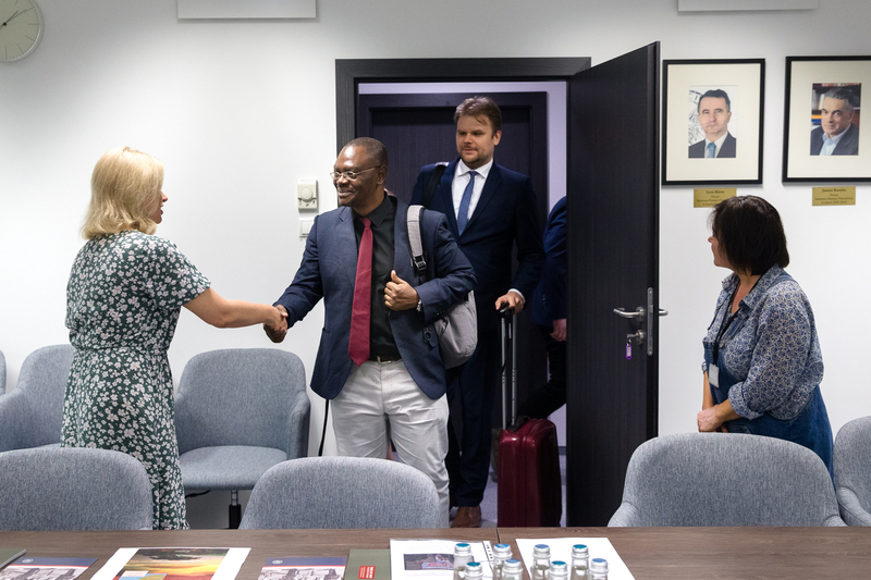A Journalist from Tanzania at the IPN – 21 June 2023; photo: S. Kasper (IPN)