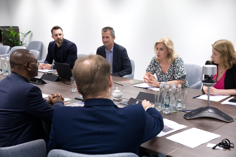 A Journalist from Tanzania at the IPN – 21 June 2023; photo: S. Kasper (IPN)