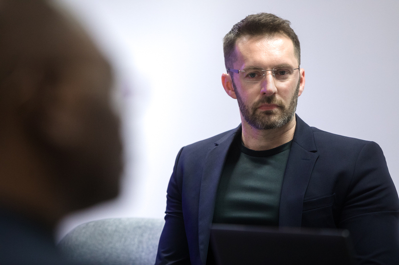 A Journalist from Tanzania at the IPN – 21 June 2023; photo: S. Kasper (IPN)