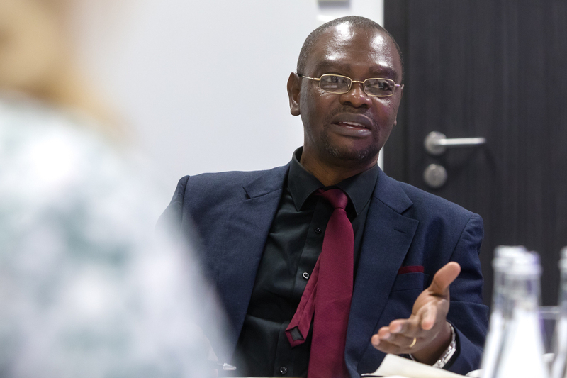 A Journalist from Tanzania at the IPN – 21 June 2023; photo: S. Kasper (IPN)