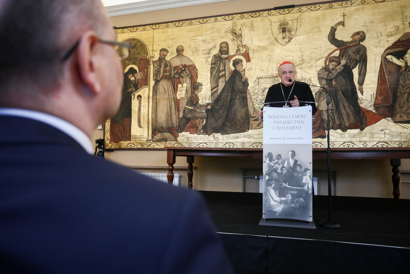 Testimony and the Legacy of the Ulma family conference – Warsaw, 28 June 202; photo: S. Kasper (IPN) Testimony and the Legacy of the Ulma family conference – Warsaw, 28 June 202; photo: S. Kasper (IPN)