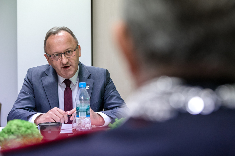 The Onorcaduti representatives from Italy visit IPN –  Warsaw, 4 July 2023; photo: S. Kasper (IPN)