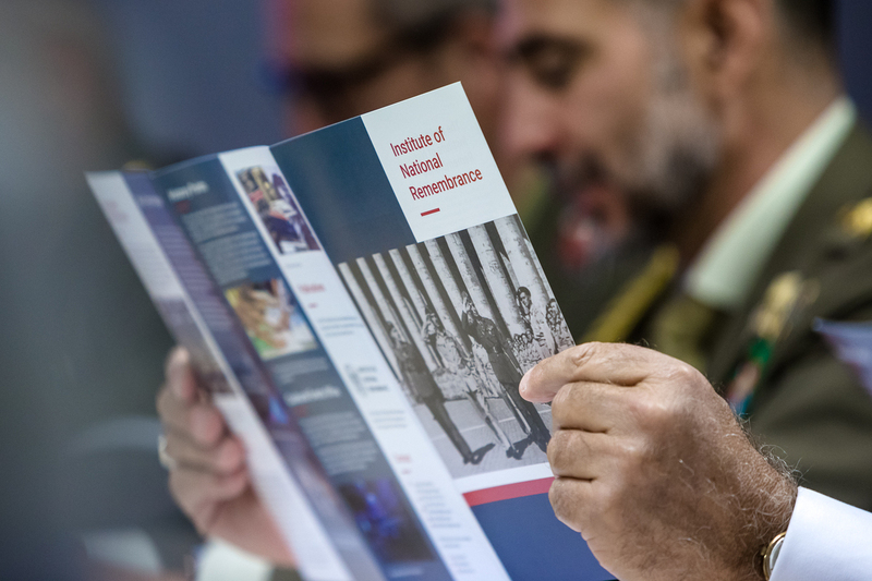 The Onorcaduti representatives from Italy visit IPN –  Warsaw, 4 July 2023; photo: S. Kasper (IPN)