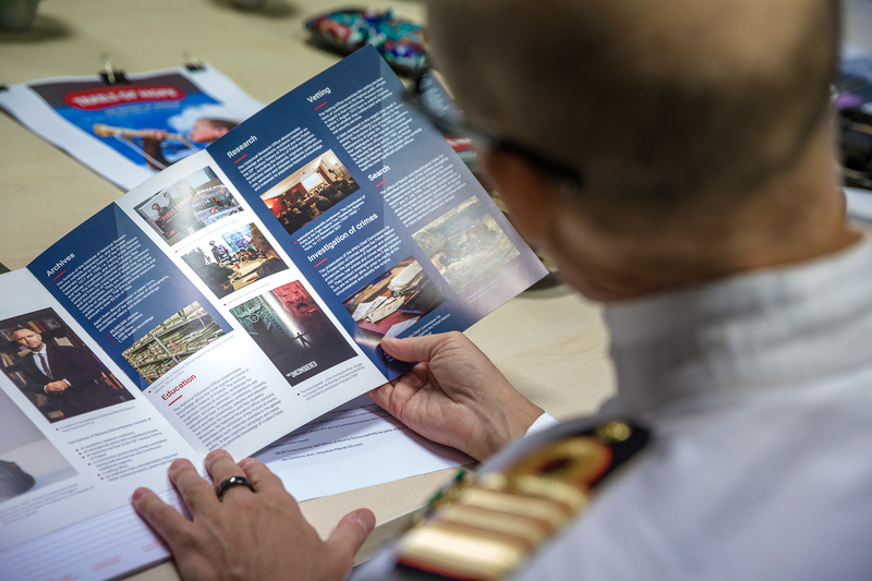 The Onorcaduti representatives from Italy visit IPN –  Warsaw, 4 July 2023; photo: S. Kasper (IPN)