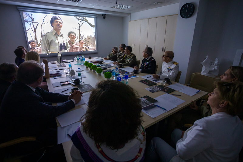 The Onorcaduti representatives from Italy visit IPN –  Warsaw, 4 July 2023; photo: S. Kasper (IPN)