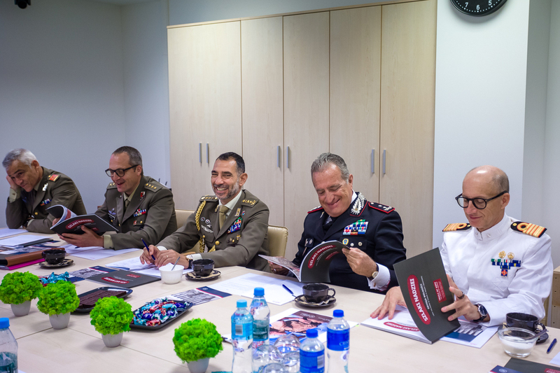 The Onorcaduti representatives from Italy visit IPN –  Warsaw, 4 July 2023; photo: S. Kasper (IPN)