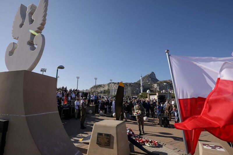 The celebrations of the 80th anniversary of the death of General Władysław Sikorski – Gibraltar, 4 July 2023; photo: M. Bujak (IPN)