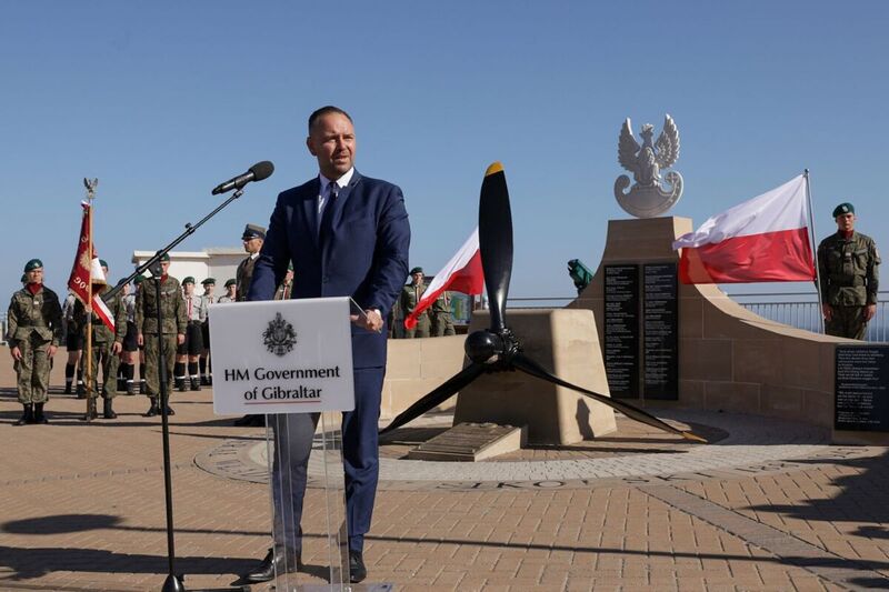 The celebrations of the 80th anniversary of the death of General Władysław Sikorski – Gibraltar, 4 July 2023; photo: M. Bujak (IPN)