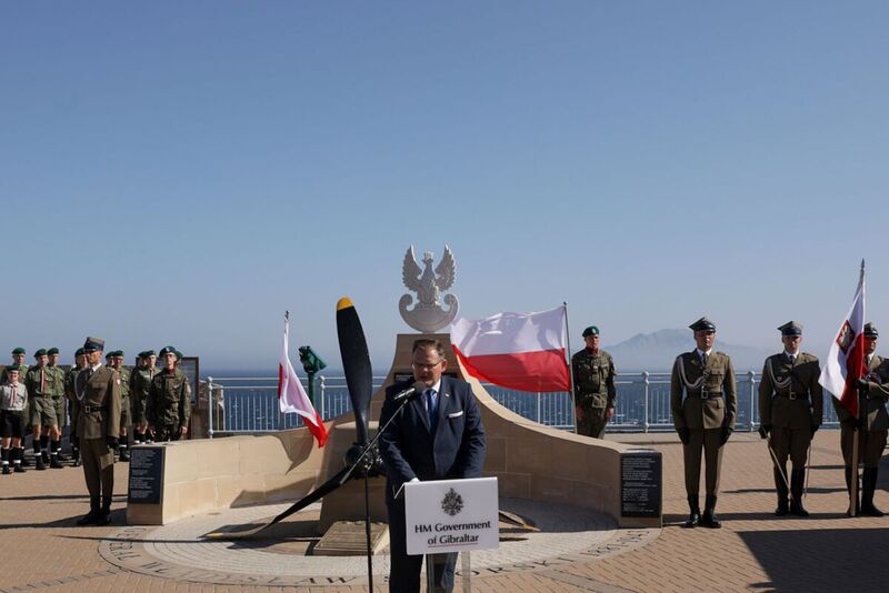 The celebrations of the 80th anniversary of the death of General Władysław Sikorski – Gibraltar, 4 July 2023; photo: M. Bujak (IPN)