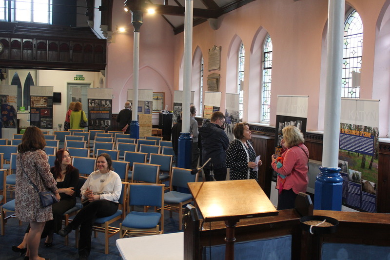 Presentation of the IPN exhibition entitled The Katyn Massacre of 1940: Extermination of the Polish Elite – Stratford-upon-Avon, 12 July 2023; photo: S. Bardski (IPN)