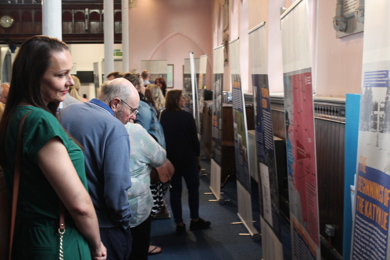 Presentation of the IPN exhibition entitled The Katyn Massacre of 1940: Extermination of the Polish Elite – Stratford-upon-Avon, 12 July 2023; photo: S. Bardski (IPN)