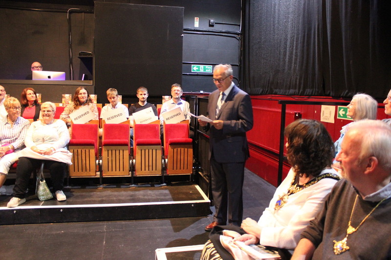Presentation of the IPN exhibition entitled The Katyn Massacre of 1940: Extermination of the Polish Elite – Stratford-upon-Avon, 12 July 2023; photo: S. Bardski (IPN)