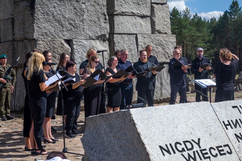 The 80th anniversary of the Treblinka II death camp prisoner revolt - Treblinka, 2 August 2023 The 80th anniversary of the Treblinka II death camp prisoner revolt - Treblinka, 2 August 2023