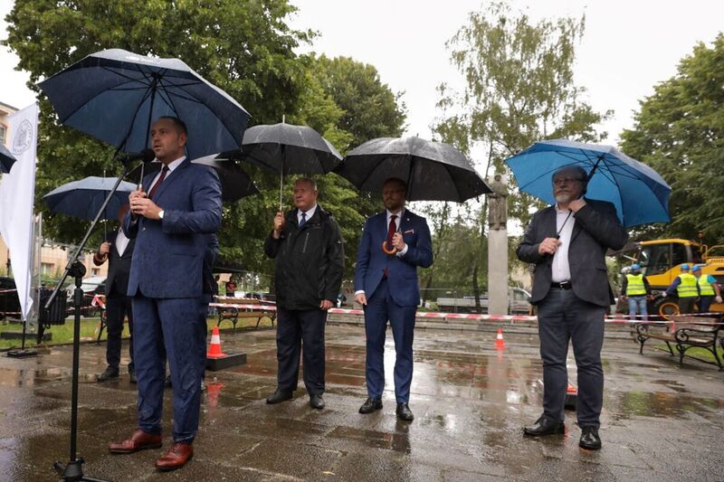 The dismantling of yet another monument commemorating the Red Army, Szczecin 3 August 2023; Photo: Mikołaj Bujak IPN