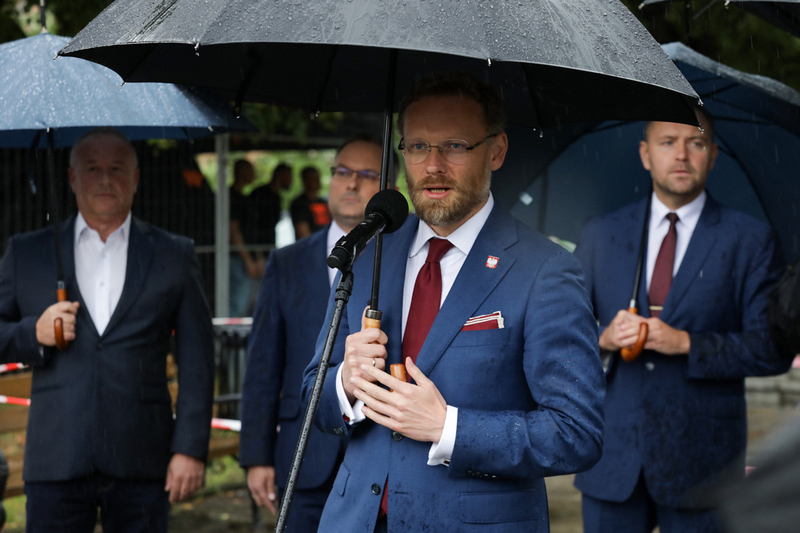 The dismantling of yet another monument commemorating the Red Army, Szczecin 3 August 2023; Photo: Mikołaj Bujak IPN