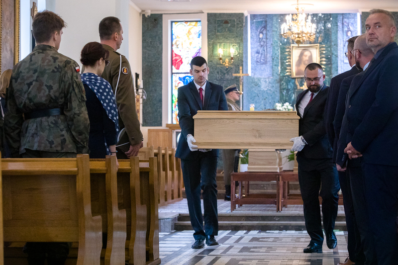 The funerals of Warsaw Insurgents and civilian victims of the Warsaw Uprising whose remains had been found in Czerniaków; Warsaw 4 august 2023; photo; Sławek Kasper IPN