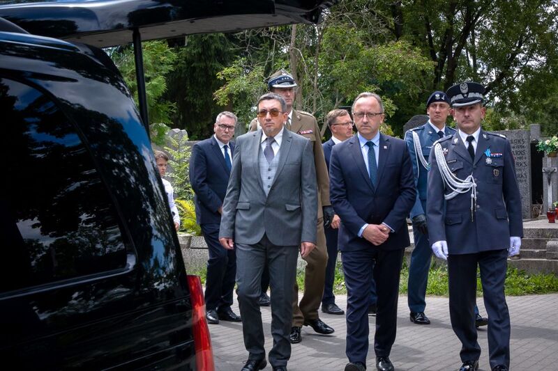 The funerals of Warsaw Insurgents and civilian victims of the Warsaw Uprising whose remains had been found in Czerniaków; Warsaw 4 august 2023; photo; Sławek Kasper IPN