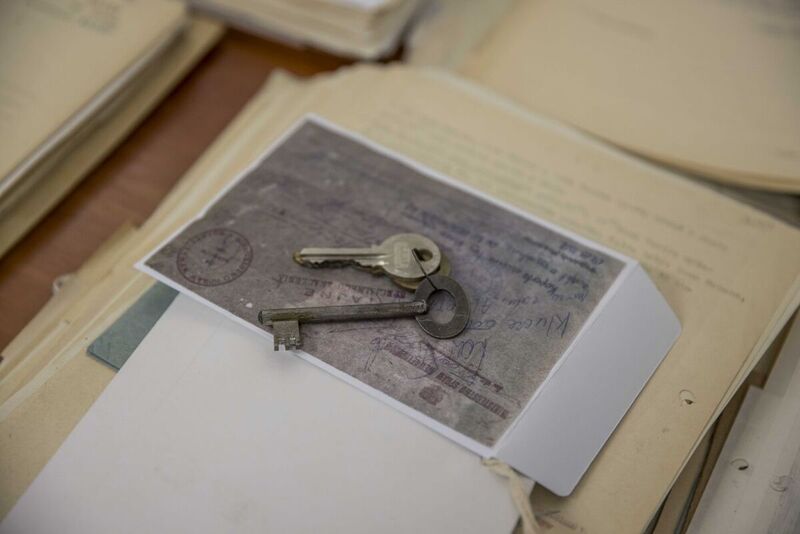 US Deputy Chief of Mission, Daniel Lawton visits the IPN Archive, Warsaw 7 August 2023; Photo: Katarzyna Adamów IPN
