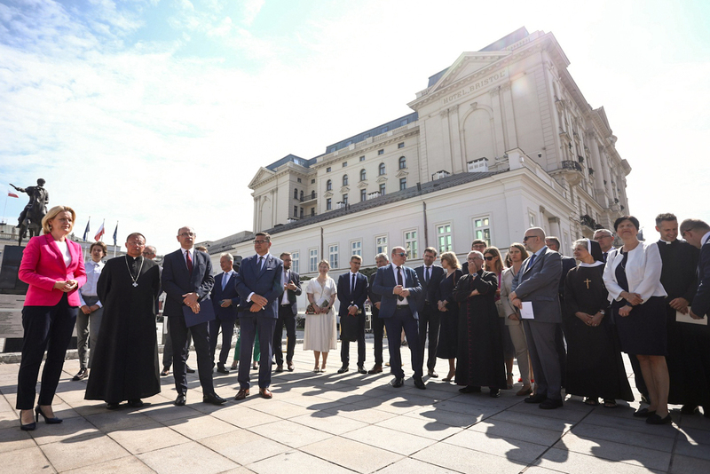 Opening of the exhibition dedicated to the Ulma family in Warsaw – 21 August 2023; photo: S. Kasper