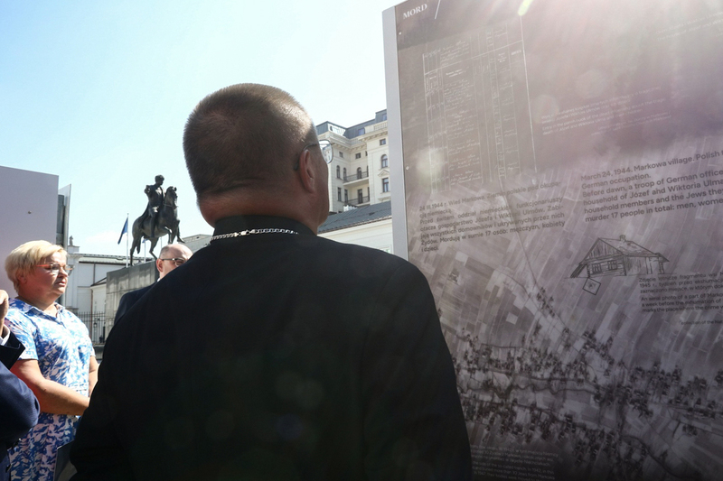 Opening of the exhibition dedicated to the Ulma family in Warsaw – 21 August 2023; photo: S. Kasper