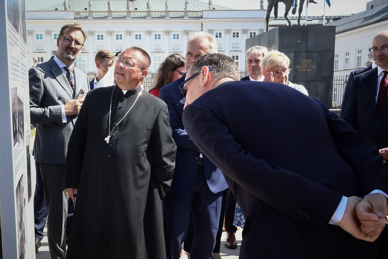 Opening of the exhibition dedicated to the Ulma family in Warsaw – 21 August 2023; photo: S. Kasper