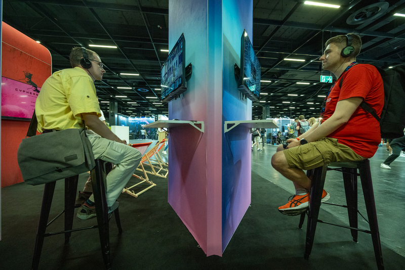 The premiere of the version of the "Warsaw Rising. City of Heroes" game in Cologne; 23-27 August 2023; photo: Paweł Grabowski (wowpictures)