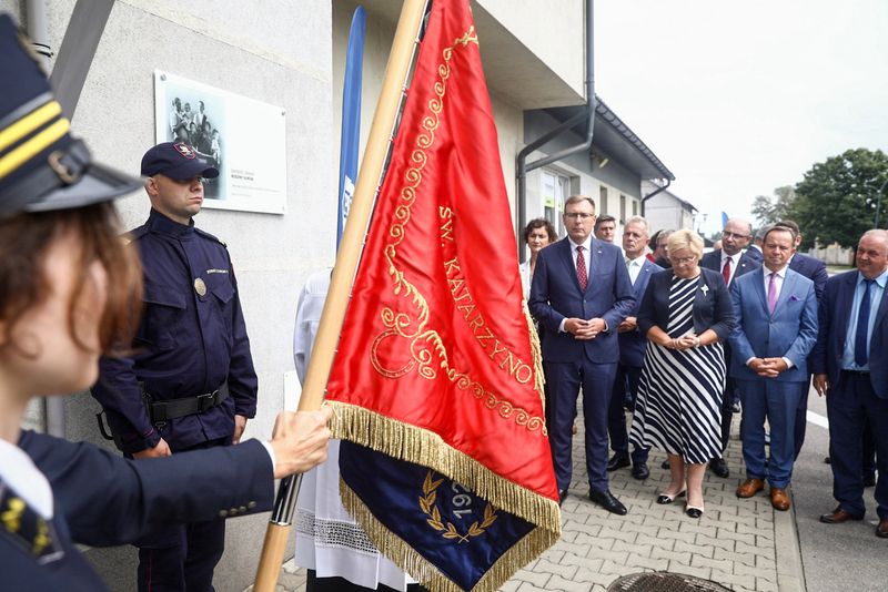 Naming the train station after the Ulma family – Łańcut, 30 August 2023; photo: S. Kasper (IPN)
