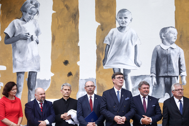 Naming the train station after the Ulma family – Łańcut, 30 August 2023; photo: S. Kasper (IPN)