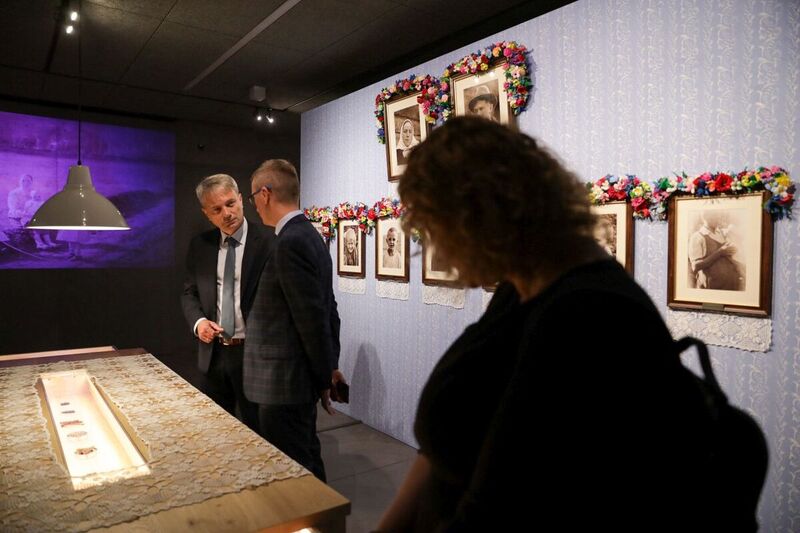 The IPN exhibition "Blessed are the Righteous, for..." The Story of the Ulma Family" was opened in Markowa. Photo: Mikołaj Bujak, IPN The IPN exhibition "Blessed are the Righteous, for..." The Story of the Ulma Family" was opened in Markowa. Photo: Mikołaj Bujak, IPN