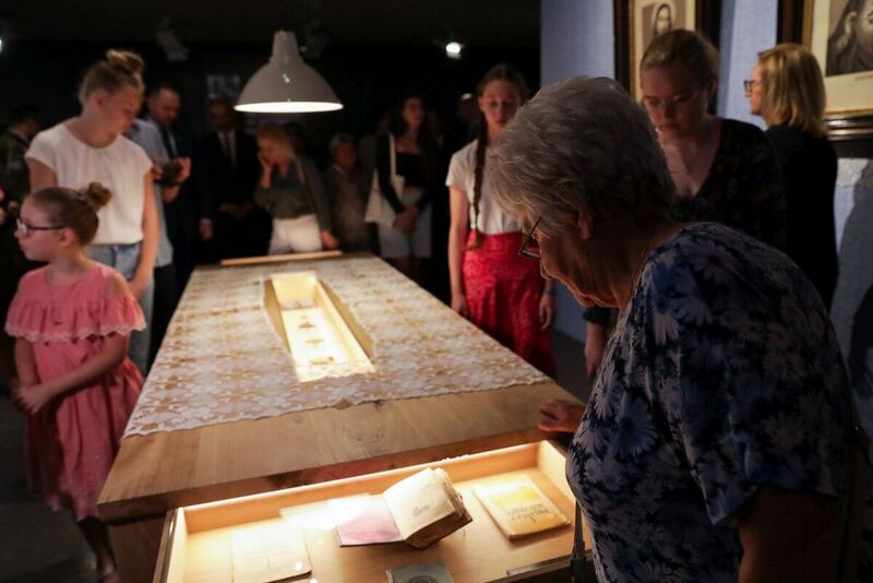 The IPN exhibition "Blessed are the Righteous, for..." The Story of the Ulma Family" was opened in Markowa. Photo: Mikołaj Bujak, IPN The IPN exhibition "Blessed are the Righteous, for..." The Story of the Ulma Family" was opened in Markowa. Photo: Mikołaj Bujak, IPN